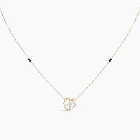 Om Diamond Mangalsutra