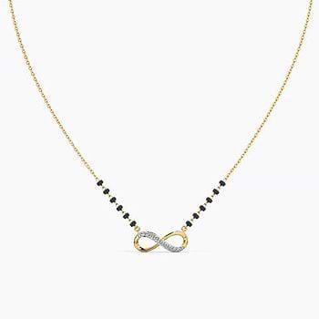Lia Infinity Diamond Mangalsutra