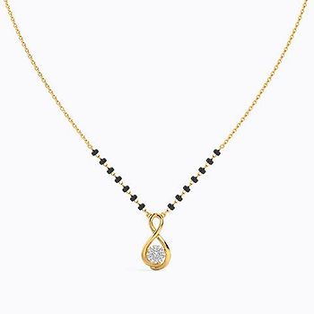 Olga Infinity Diamond Mangalsutra 