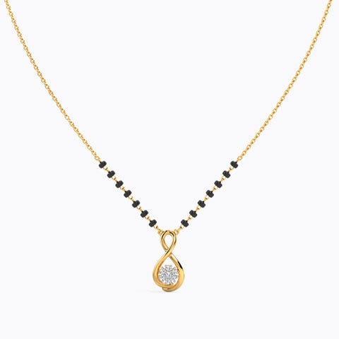 Olga Infinity Diamond Mangalsutra 