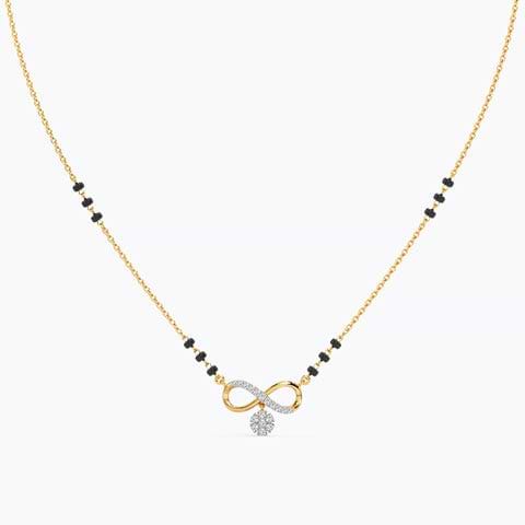 Aaliya Infinity Diamond Mangalsutra 