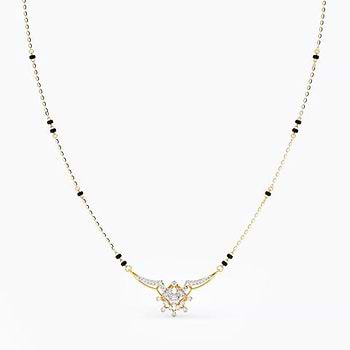 Helm 3 in 1 Diamond Mangalsutra with Pendant