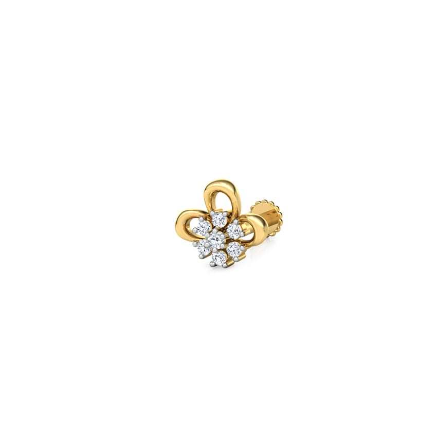 Indu Cluster Diamond Nose Pin