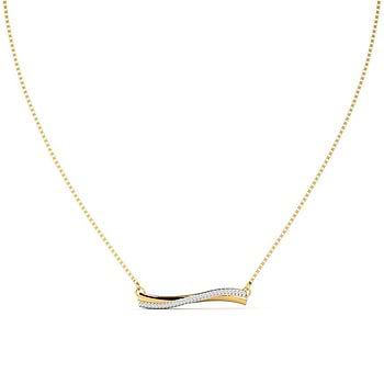 Amias Bar Diamond Necklace