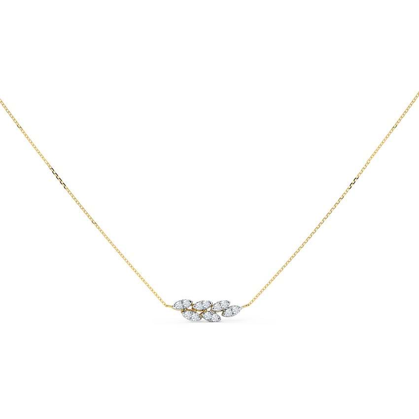 Petals Cluster Diamond Necklace