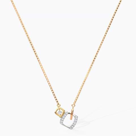 Juliet Geometric Diamond Necklace