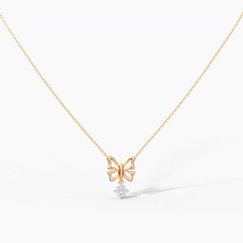 Katie Butterfly Diamond Necklace