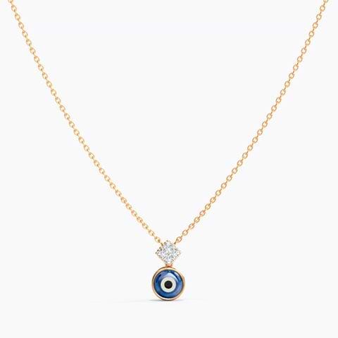 Sway Evil Eye Gemstone Necklace