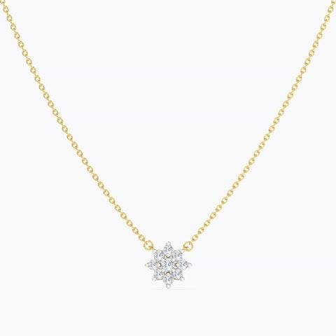 Allure Cluster Diamond Necklace