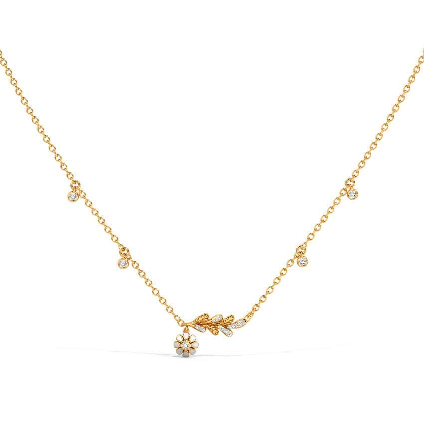Victory Blossom Diamond Necklace
