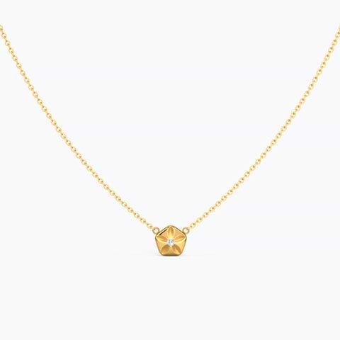 Cutesy Bloom Kids' Diamond Necklace