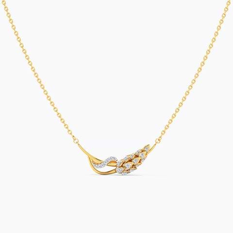Swaying Diamond Necklace