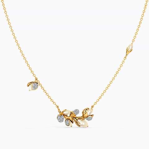 Pearly Twig Necklace