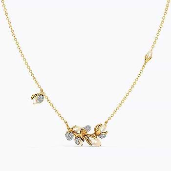 Pearly Twig Necklace