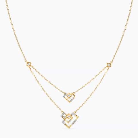 Forever Glitter Multi Layer Diamond Necklace