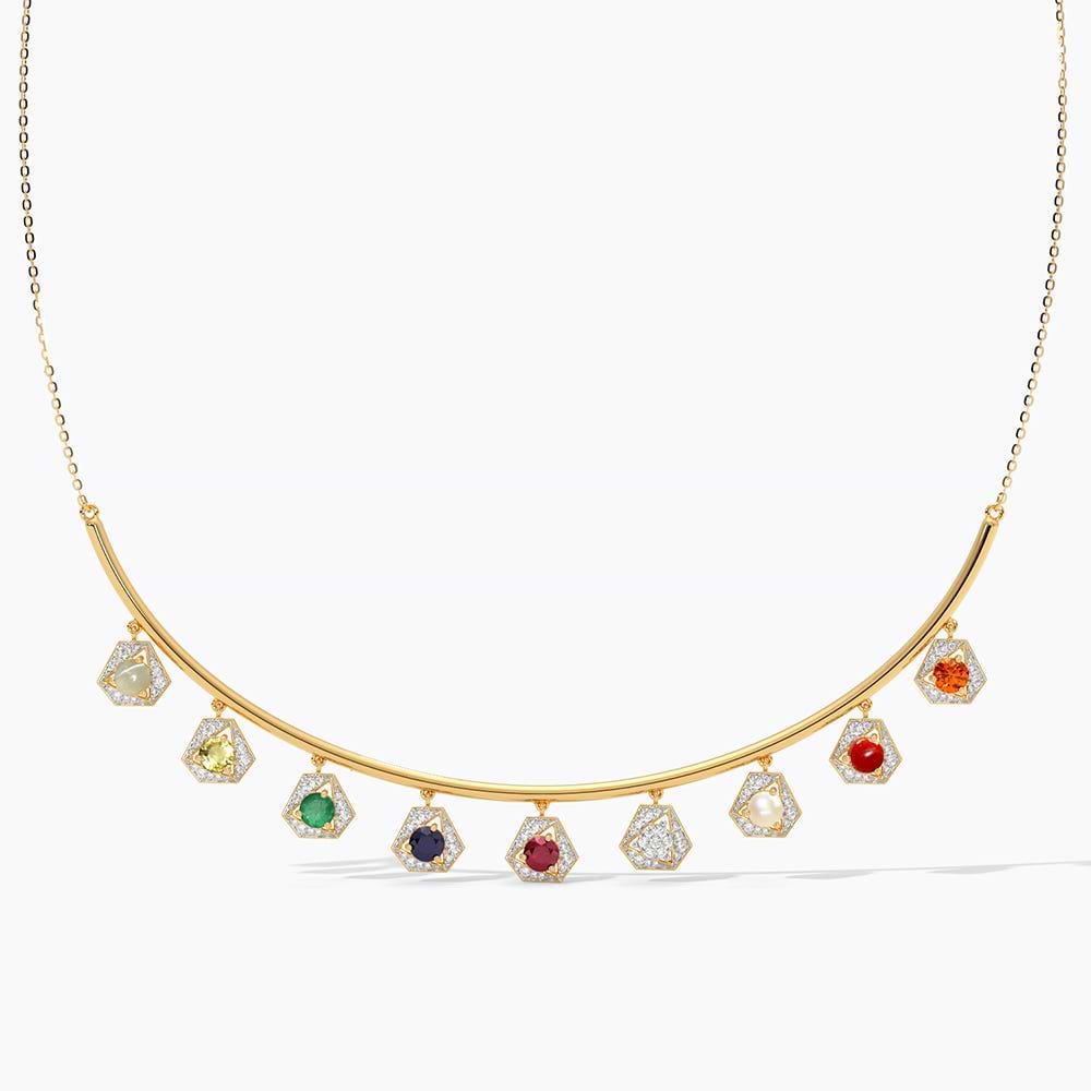 Meadow Hue Station Gemstone Necklace