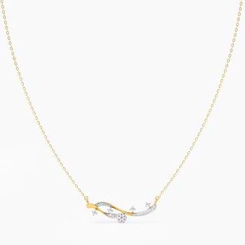 Sleek Shine Diamond Necklace