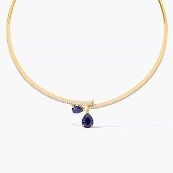 Charming Azure Gemstone Necklace