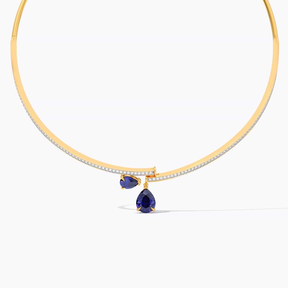 Charming Azure Gemstone Necklace
