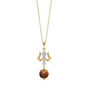 Trishul Rudraksh Pendant