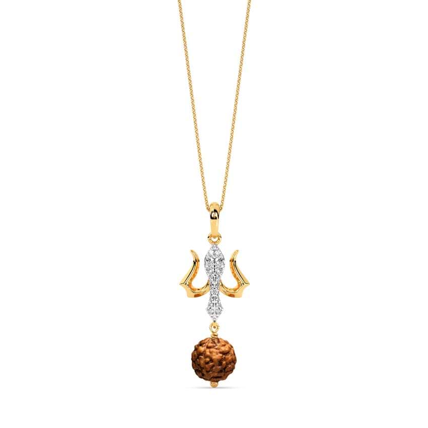 Trishul Rudraksh Pendant