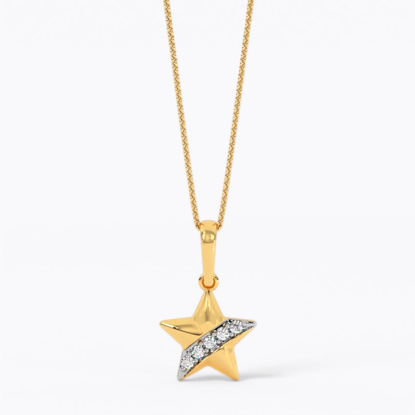 Starry Line Dimaond Pendant