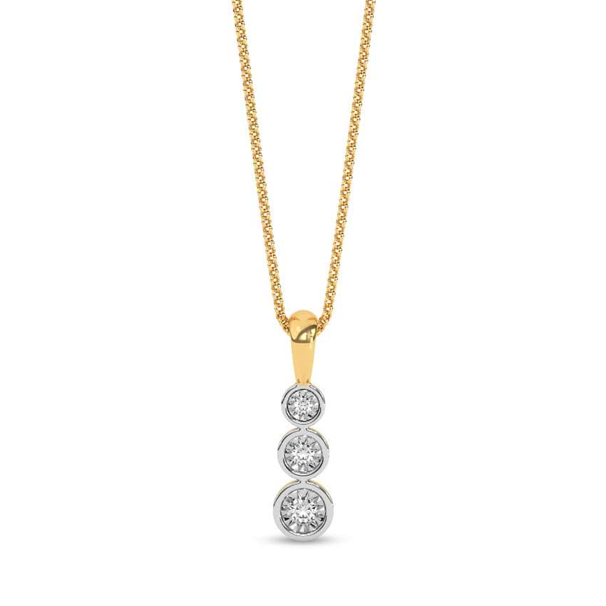 Triad Circles Diamond Pendant