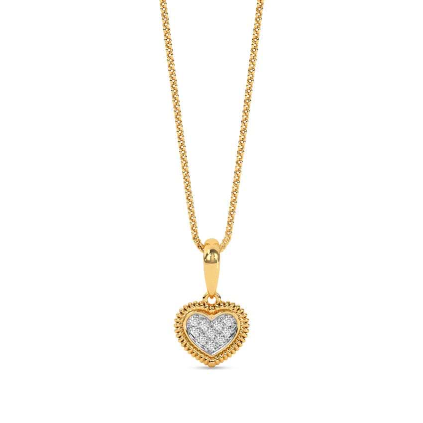 Mini Hearts Diamond Pendant