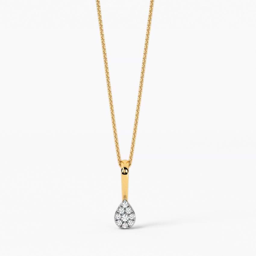 Perry Pear Diamond Pendant