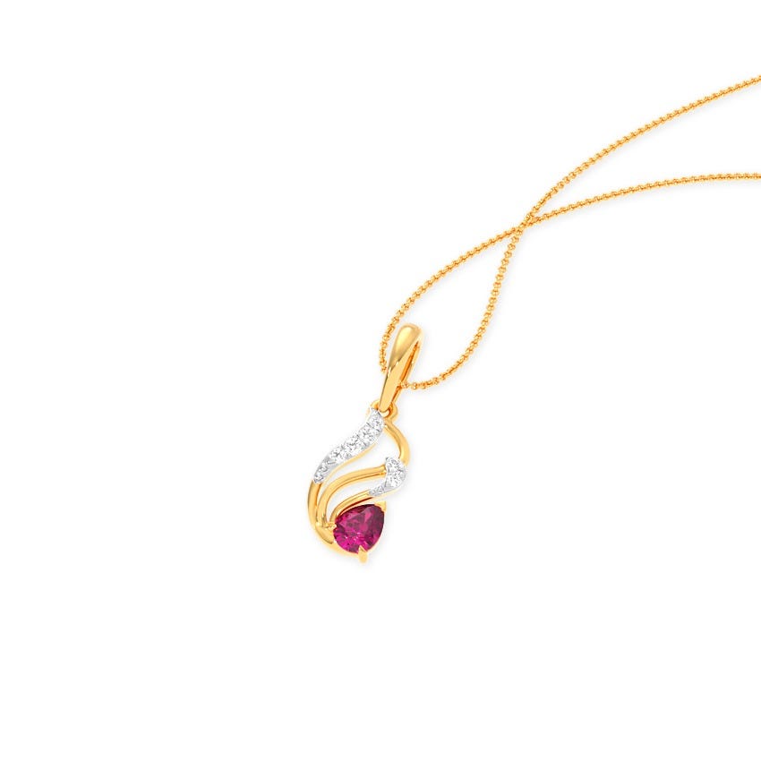 Ruby Beam 10KT Gemstone Pendant