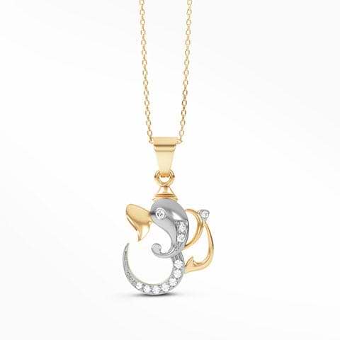 Ganesh OM Diamond Pendant