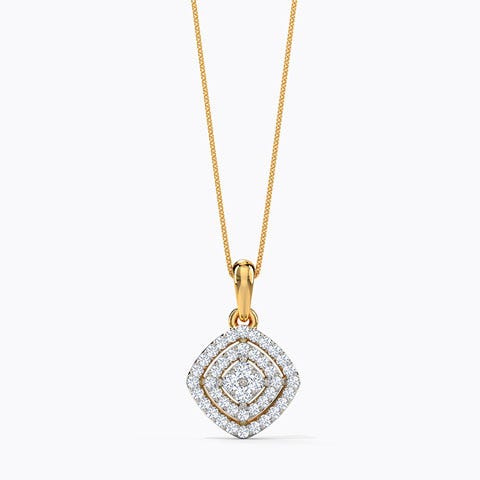 Urbane Diamond Pendant For Women