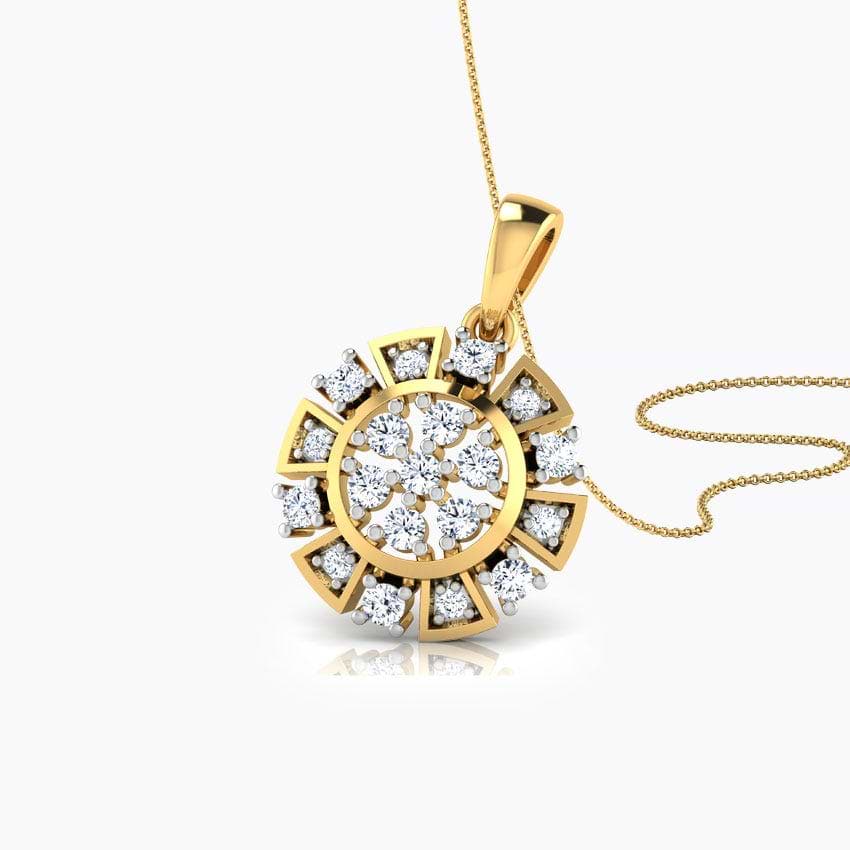 Antique Sun Diamond Pendant