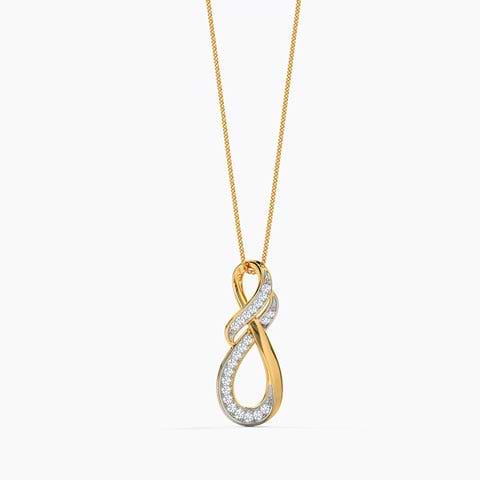 Neely Inter-Twisted Diamond Pendant For Women
