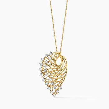 Alder Root Diamond Pendant