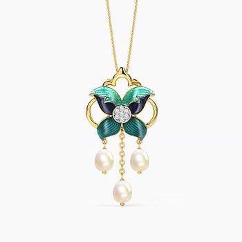 Aamira Iris Pearl Pendant