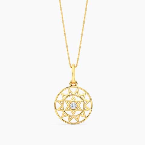 Anahata Heart Chakra Diamond Pendant