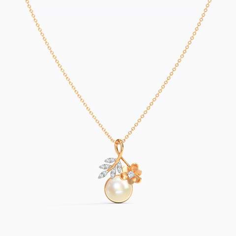 Viola Twist Pearl Pendant