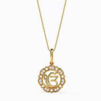 Ek Onkar Diamond Pendant 