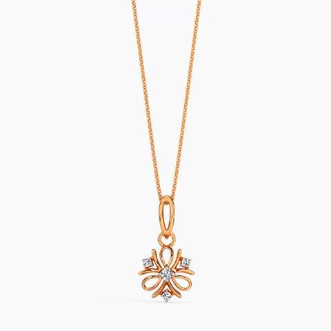 Blooming Bud Diamond Pendant