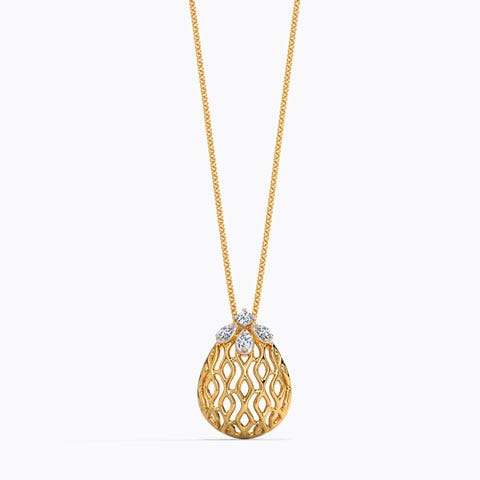 Breezy Drop Diamond Pendant