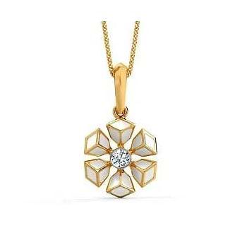 Flamboyant Diamond Pendant