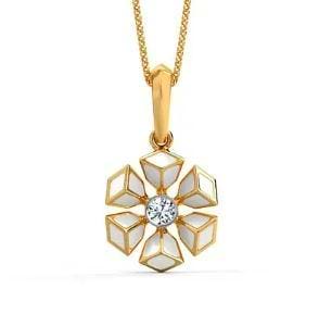 Flamboyant Diamond Pendant For Women