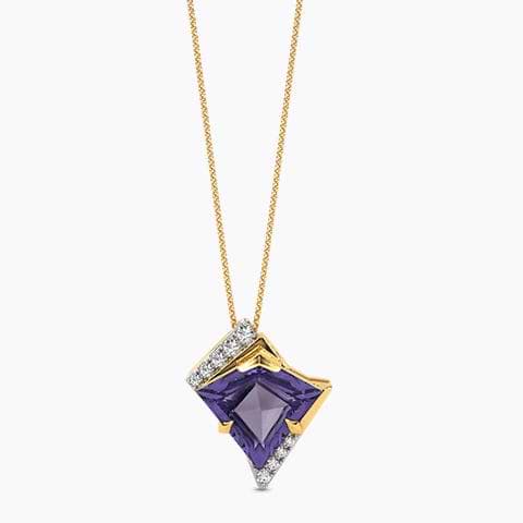 Victorious Violet Gemstone Pendant