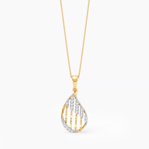 Paisley Shine Diamond Pendant