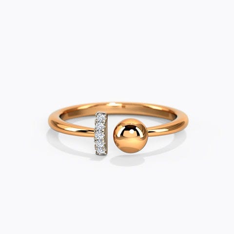 Orb Open Diamond Ring