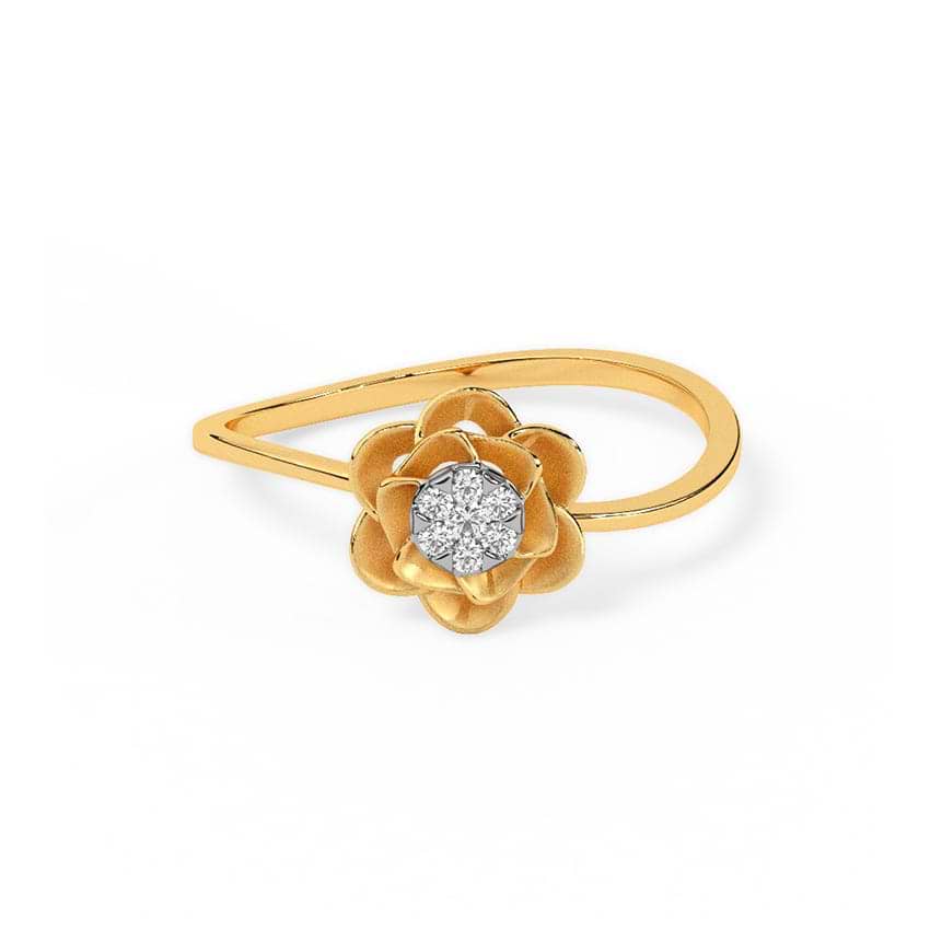 Floral Blink Diamond Ring
