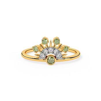 Crown Bliss Gemstone Ring