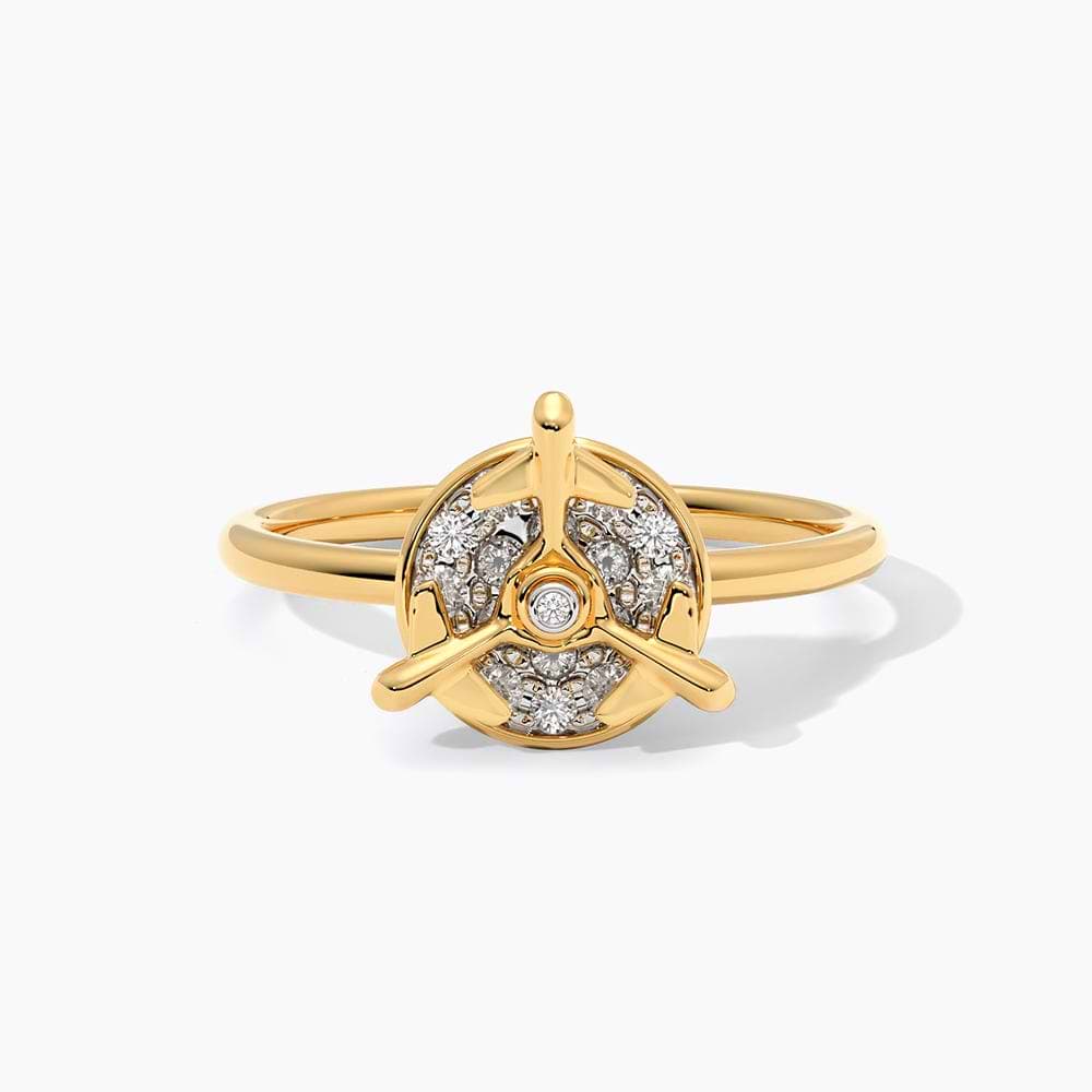 Sky Spinner Diamond Ring