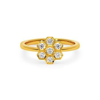 Bloom 22KT Diamond Ring